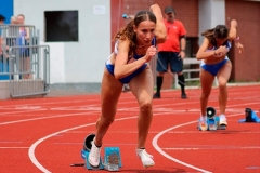 Michaela Grossová štartuje beh na 400m cez prekážky