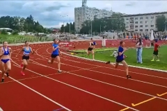 Michaela Štrpková beh na 150m