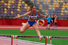 Michaela Grossová beh na 400m prek. 2. miesto