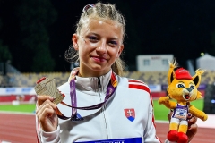 Laura Frličková zlatá z ME U18